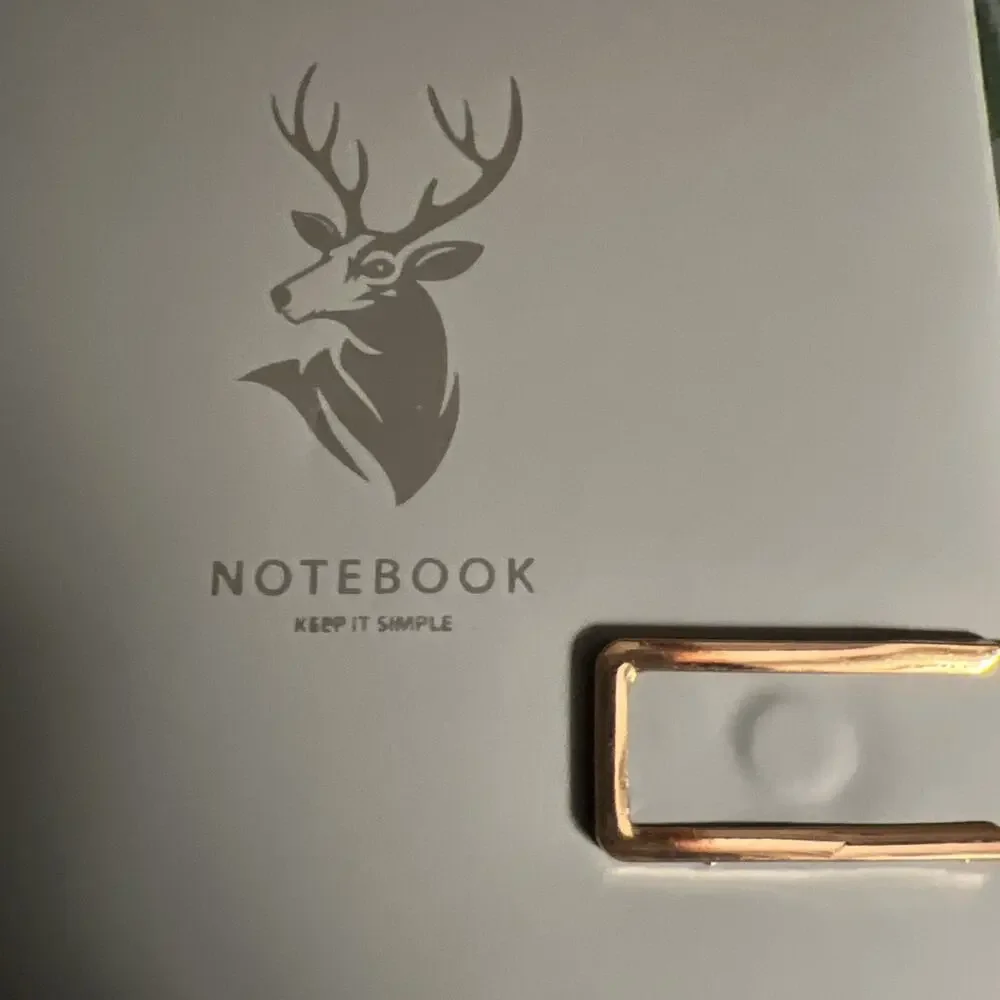 360 Page Premium Leather Journal/Notebook w/Pen Insert, Blue Open Box No Pen/Mkr